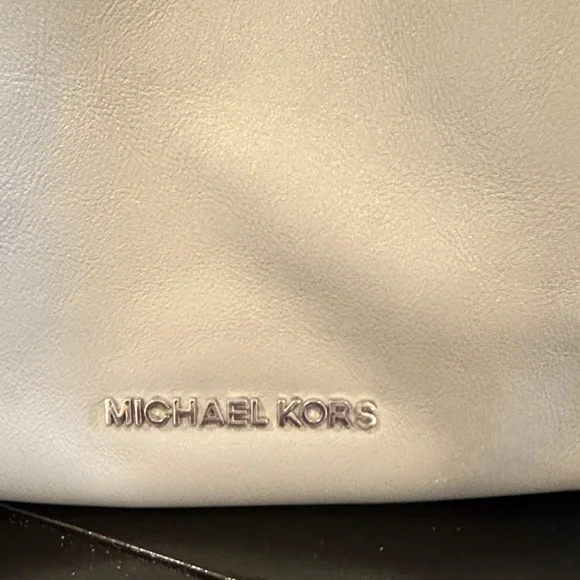 Michael Kors Taupe Leather Tote - Picture 2 of 6